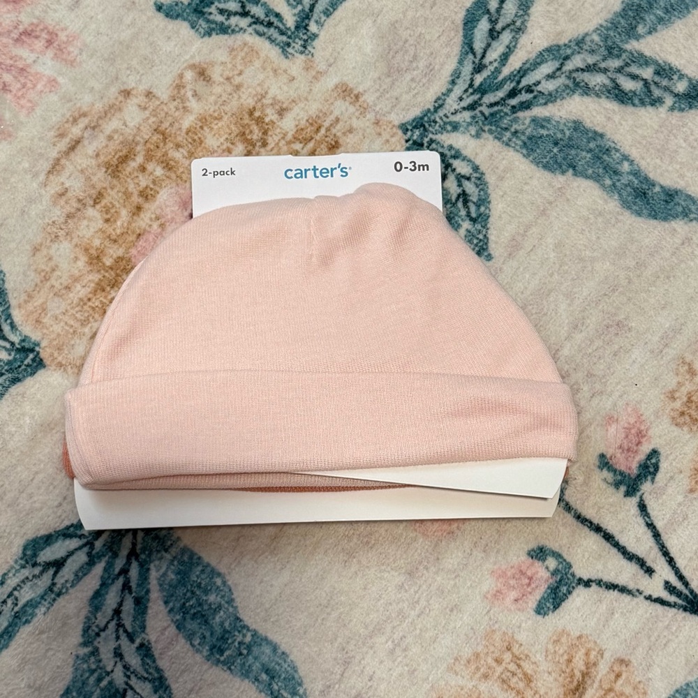 Carter's Peach Baby Beanie